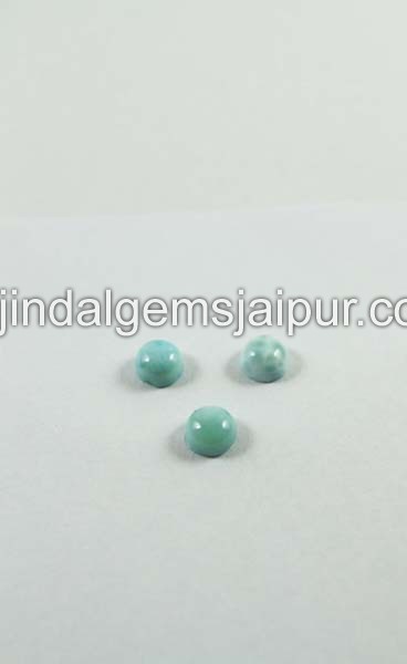 Larimar Smooth Round Cabochon